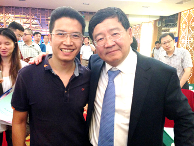 与徐小平老师合影