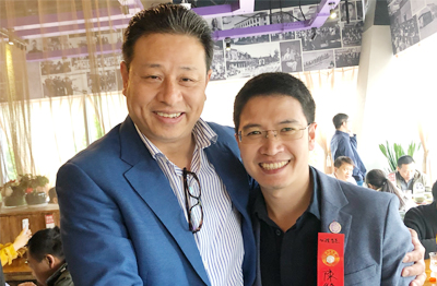 陈赞地与陆克文合影